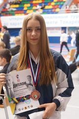 Мозель Екатерина - 3 место кумитэ